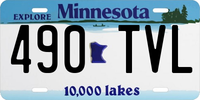 MN license plate 490TVL