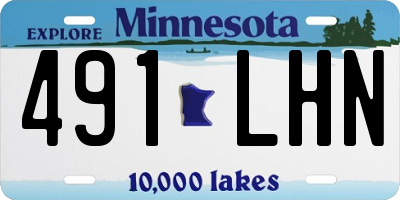MN license plate 491LHN
