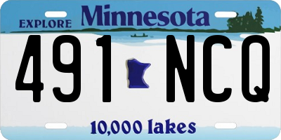MN license plate 491NCQ