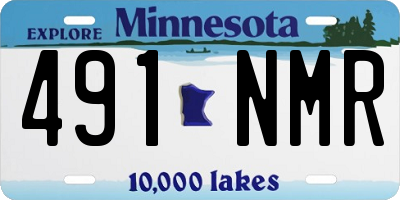 MN license plate 491NMR