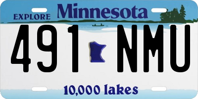 MN license plate 491NMU