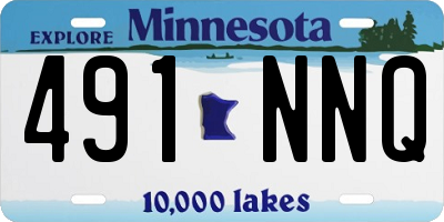 MN license plate 491NNQ