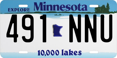 MN license plate 491NNU