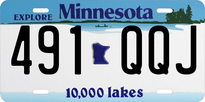 MN license plate 491QQJ