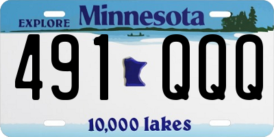 MN license plate 491QQQ