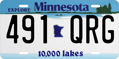 MN license plate 491QRG