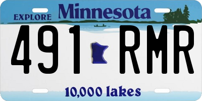 MN license plate 491RMR