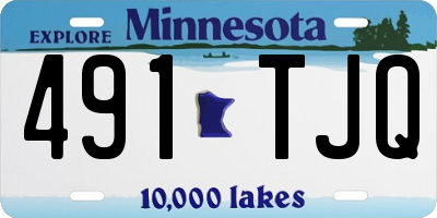 MN license plate 491TJQ