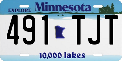 MN license plate 491TJT
