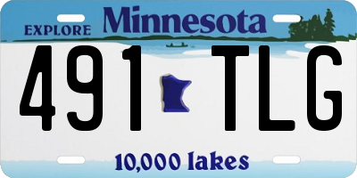 MN license plate 491TLG