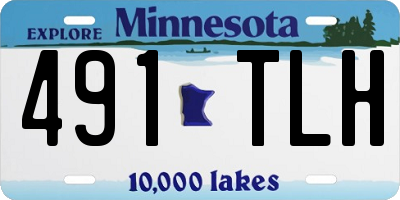 MN license plate 491TLH