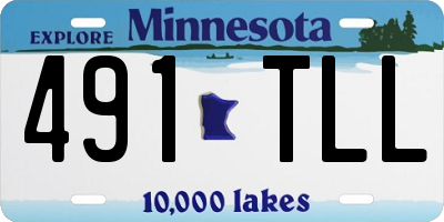 MN license plate 491TLL