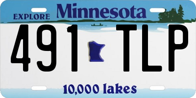 MN license plate 491TLP
