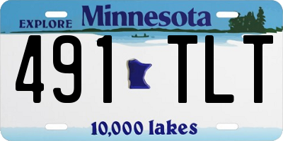 MN license plate 491TLT