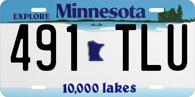 MN license plate 491TLU