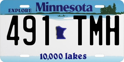 MN license plate 491TMH