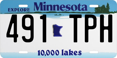 MN license plate 491TPH