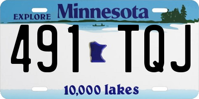 MN license plate 491TQJ