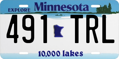 MN license plate 491TRL
