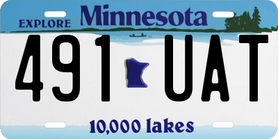 MN license plate 491UAT