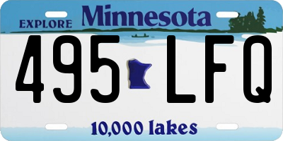 MN license plate 495LFQ
