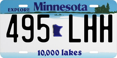 MN license plate 495LHH