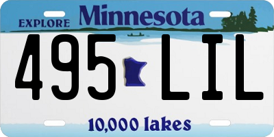 MN license plate 495LIL