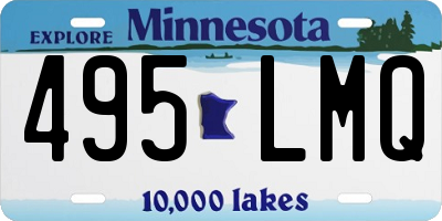 MN license plate 495LMQ