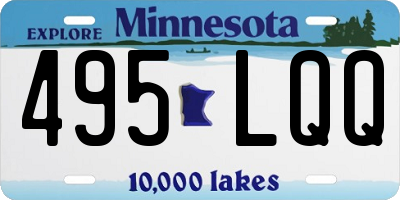 MN license plate 495LQQ