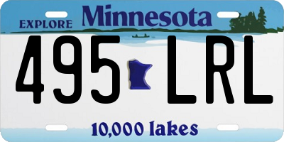 MN license plate 495LRL
