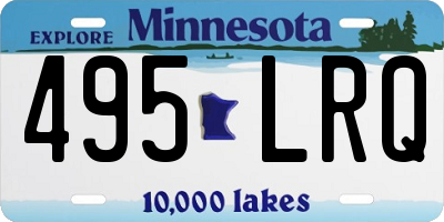MN license plate 495LRQ