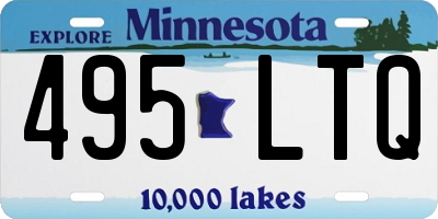 MN license plate 495LTQ
