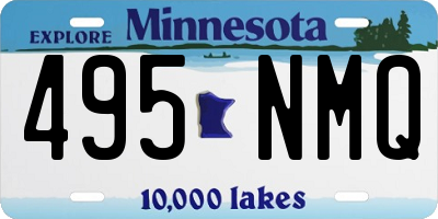 MN license plate 495NMQ