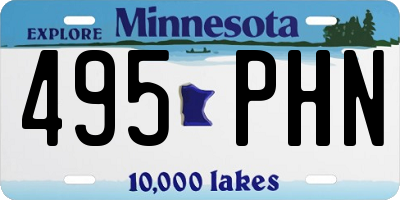 MN license plate 495PHN