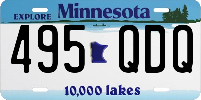 MN license plate 495QDQ