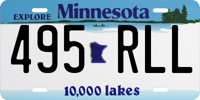 MN license plate 495RLL