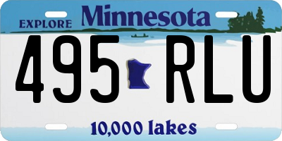 MN license plate 495RLU