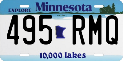 MN license plate 495RMQ