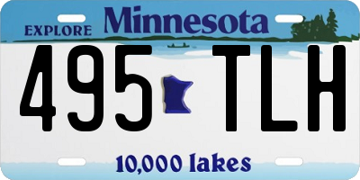 MN license plate 495TLH