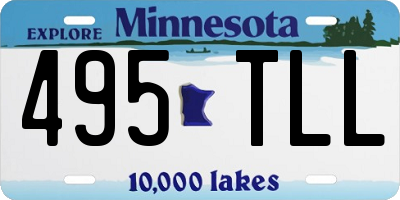 MN license plate 495TLL