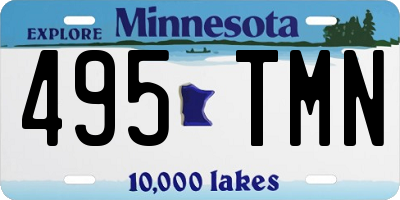 MN license plate 495TMN