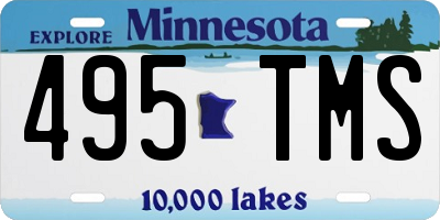 MN license plate 495TMS