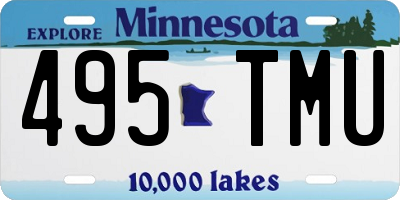 MN license plate 495TMU