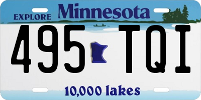 MN license plate 495TQI
