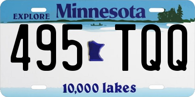 MN license plate 495TQQ