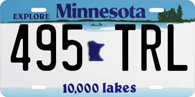 MN license plate 495TRL
