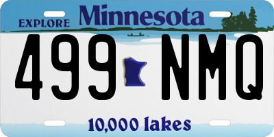 MN license plate 499NMQ