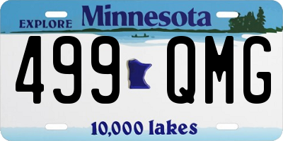 MN license plate 499QMG