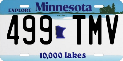 MN license plate 499TMV