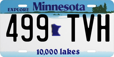 MN license plate 499TVH